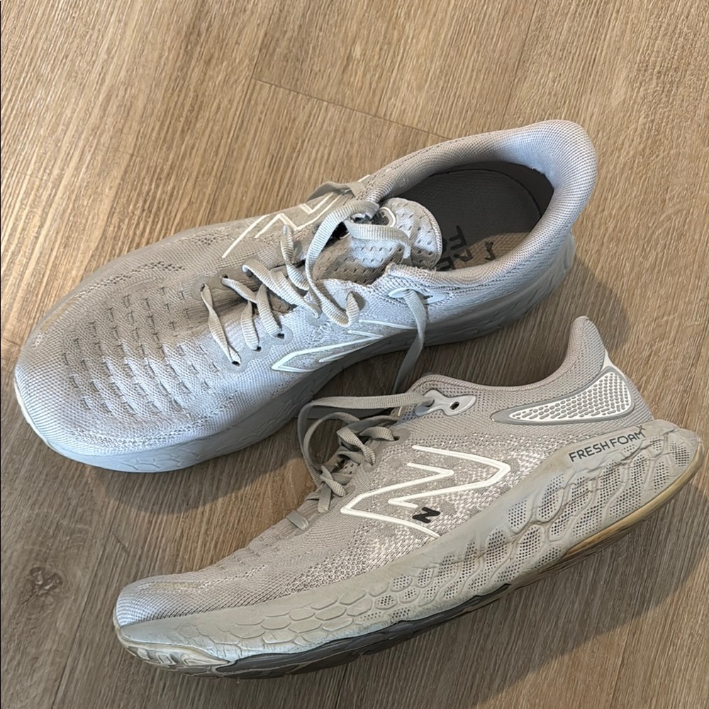 New Balance Fresh Foam Light Gray Sneakers